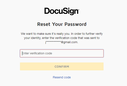 How Do I Reset My Password Docusign Support Center