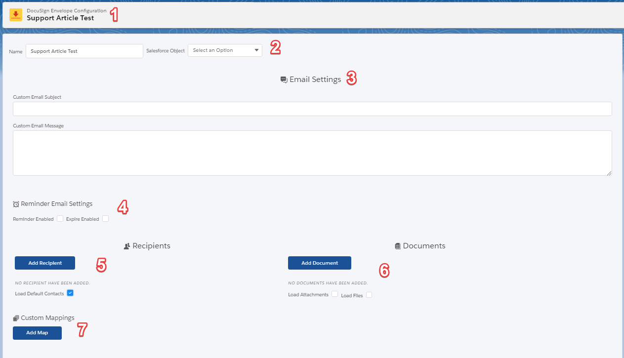 docusign salesforce configurations esignature configuration