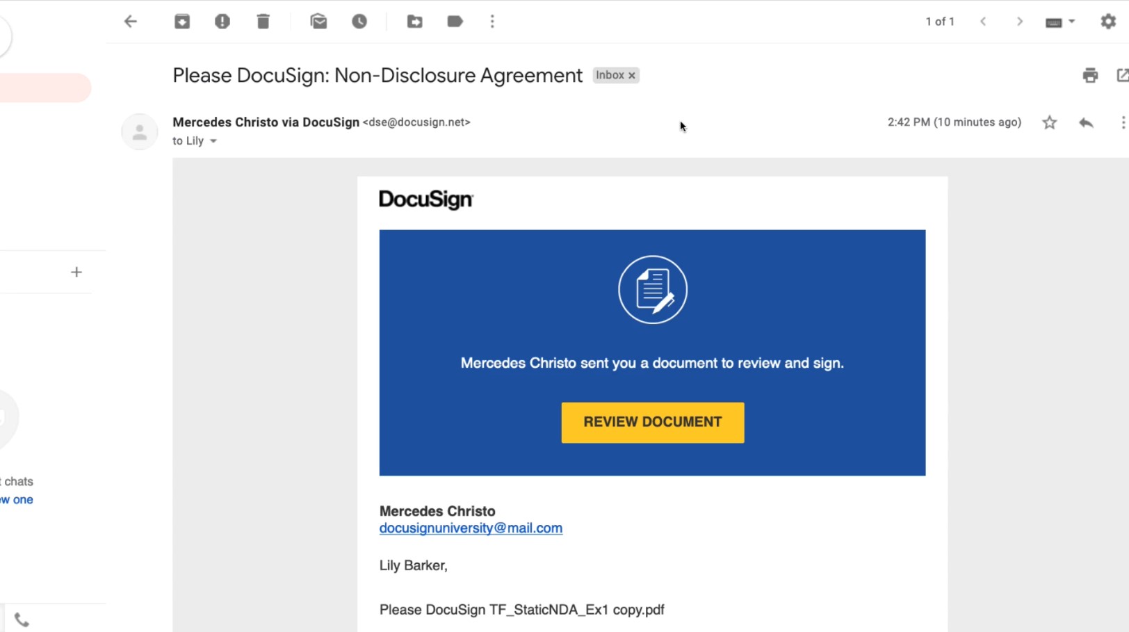 Docusignで文書に署名する Docusignサポートセンター