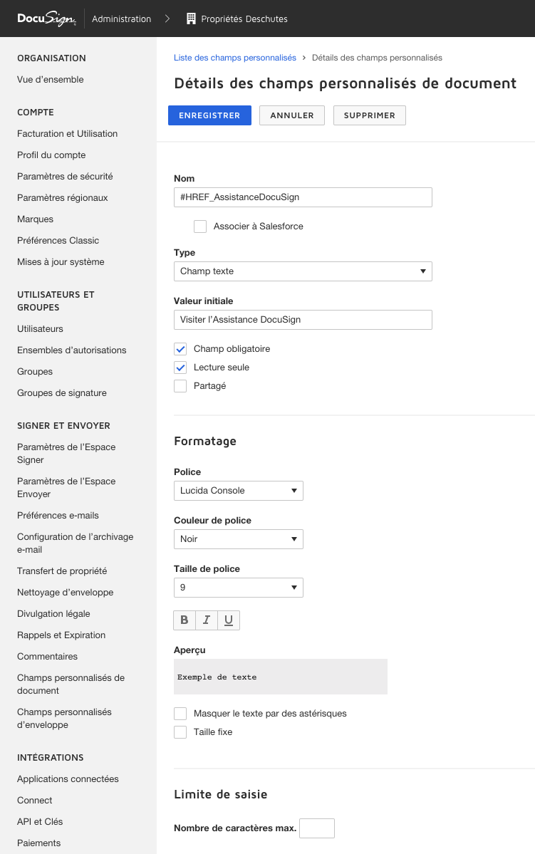 Comment Puis Je Creer Un Lien Hypertexte Dans Docusign Centre D Assistance Docusign