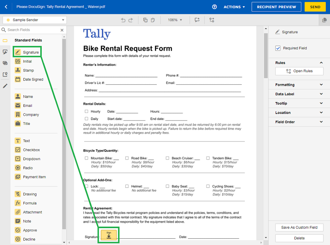 How do I send a DocuSign document? DocuSign Support Center