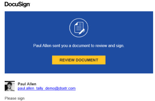 Email Review Documents