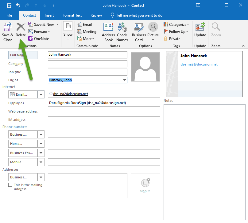 Why Is There An Incorrect Name On My Email Notification DocuSign