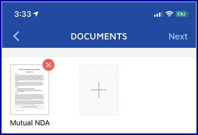 Docusign For Iosモバイルアプリで文書にフィールドを追加する Ipad Iphone Ipod Touch Docusignサポートセンター