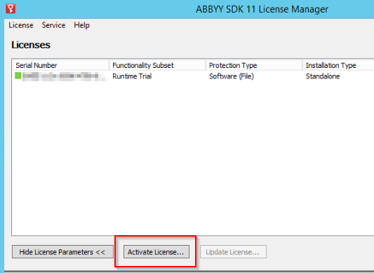 Abbyy network license server что это