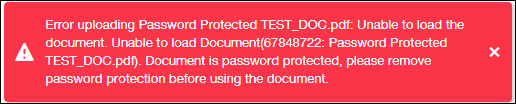 NDSE Password Protected Error