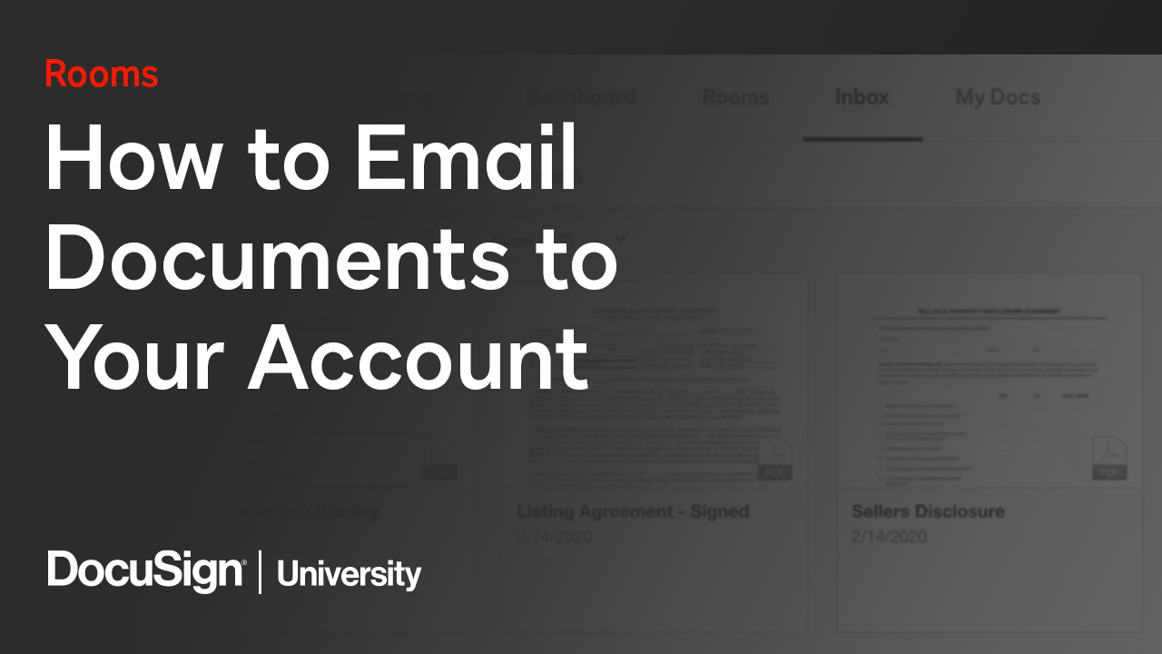 Rooms How to Email Documents to Your Account