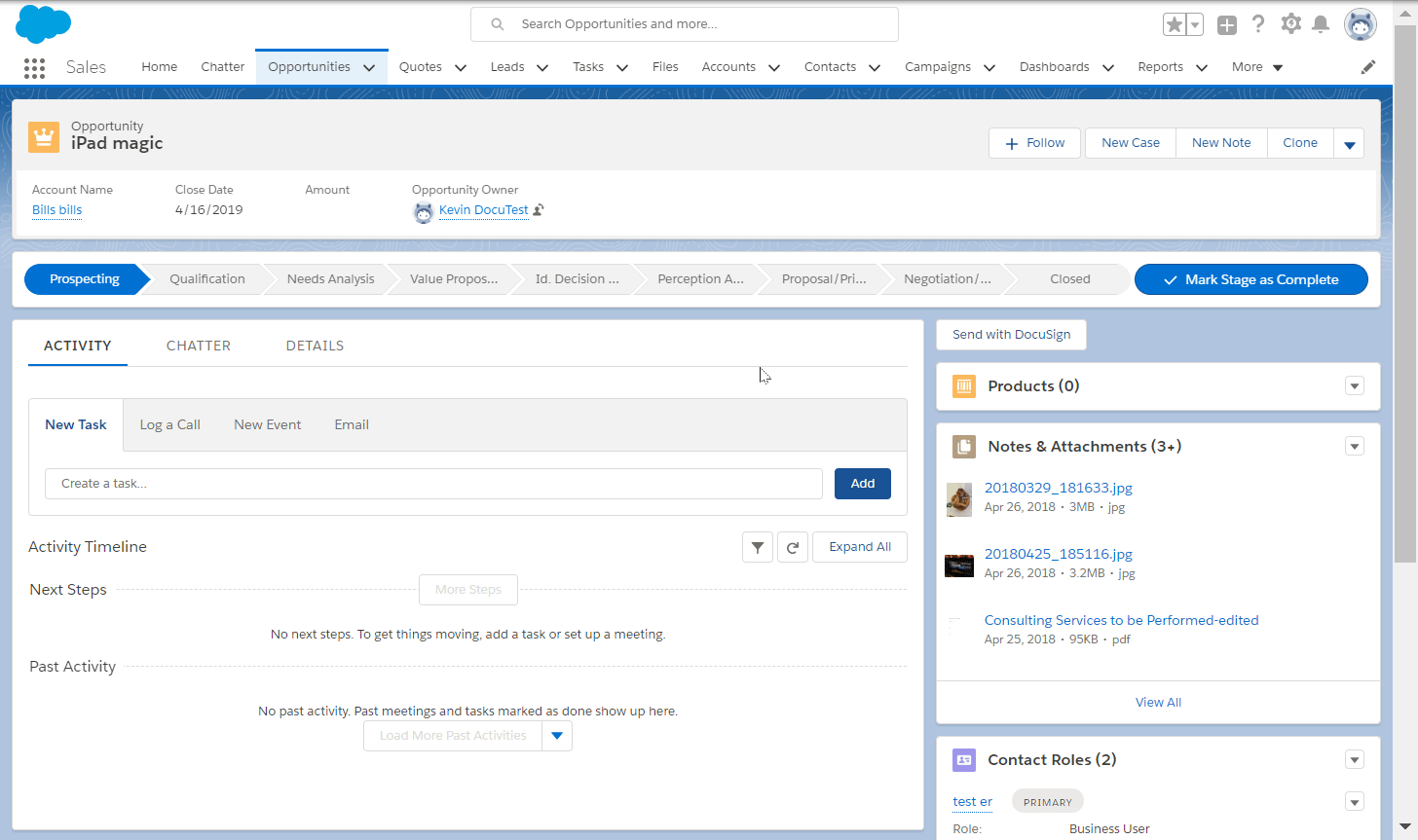 レガシー** Docusign eSignature for Salesforce: Lightning