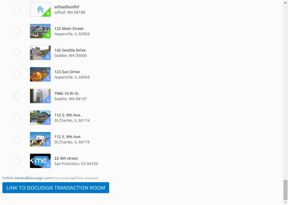 How to Send zipForm forms to DocuSign Rooms for Real Estate