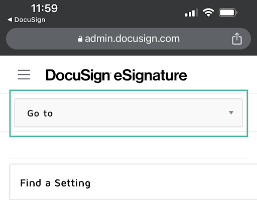 How to manage or cancel your DocuSign plan (iPad, iPhone)
