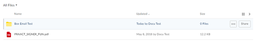 How do I use Docusign to read and write documents to my Box account?