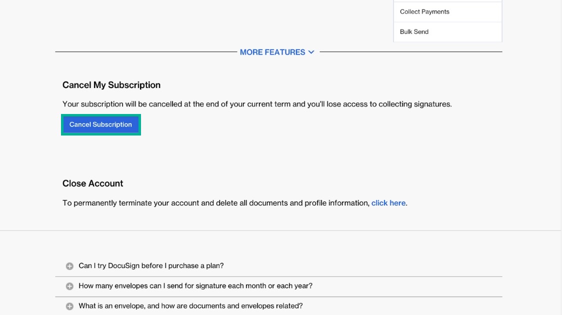 Faça login em sua conta Docusign