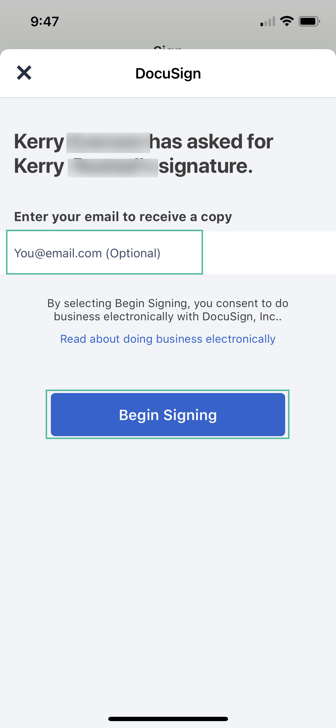 In-Person Signing with the DocuSign Mobile App for iOS (iPad, iPhone ...