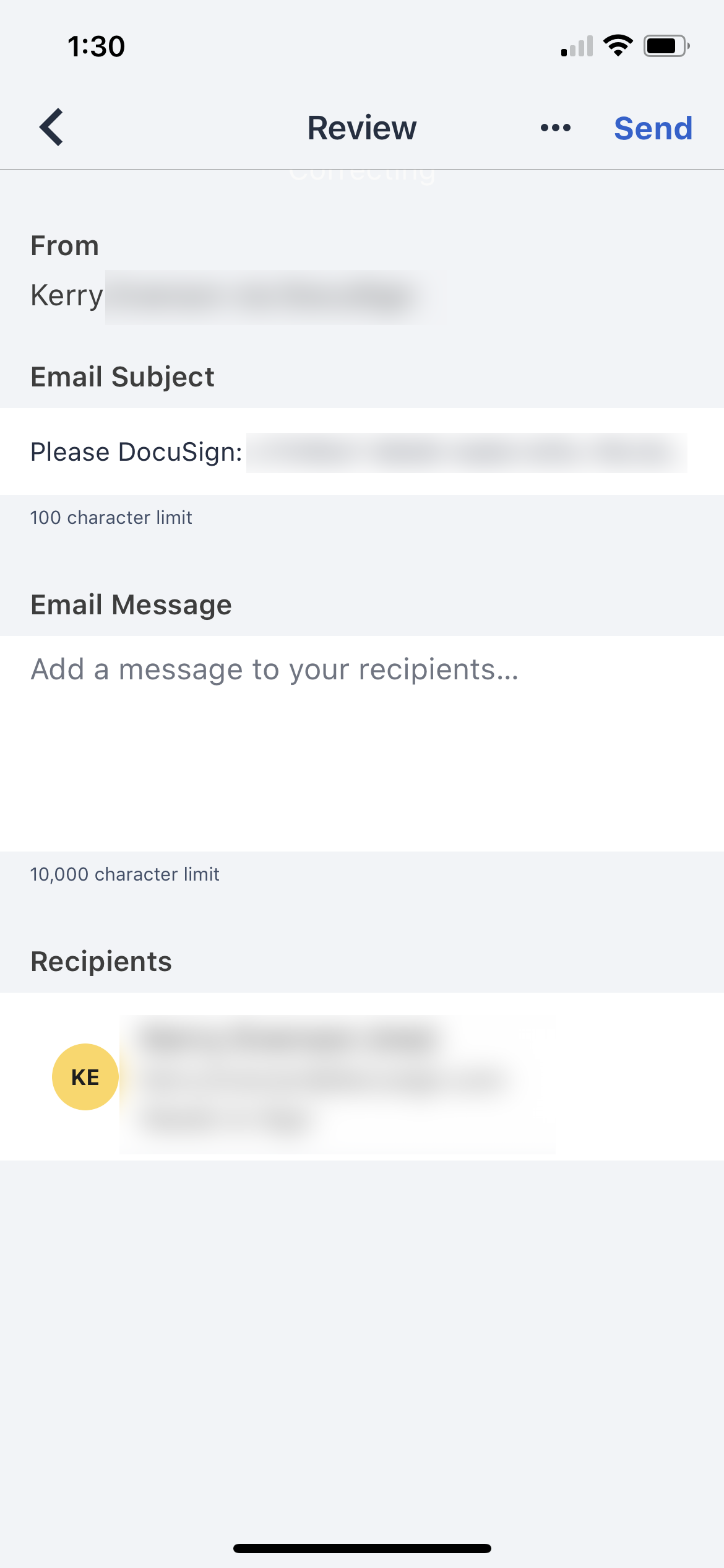 Tag a Document with the DocuSign Mobile App for iOS (iPad, iPhone, iPod
