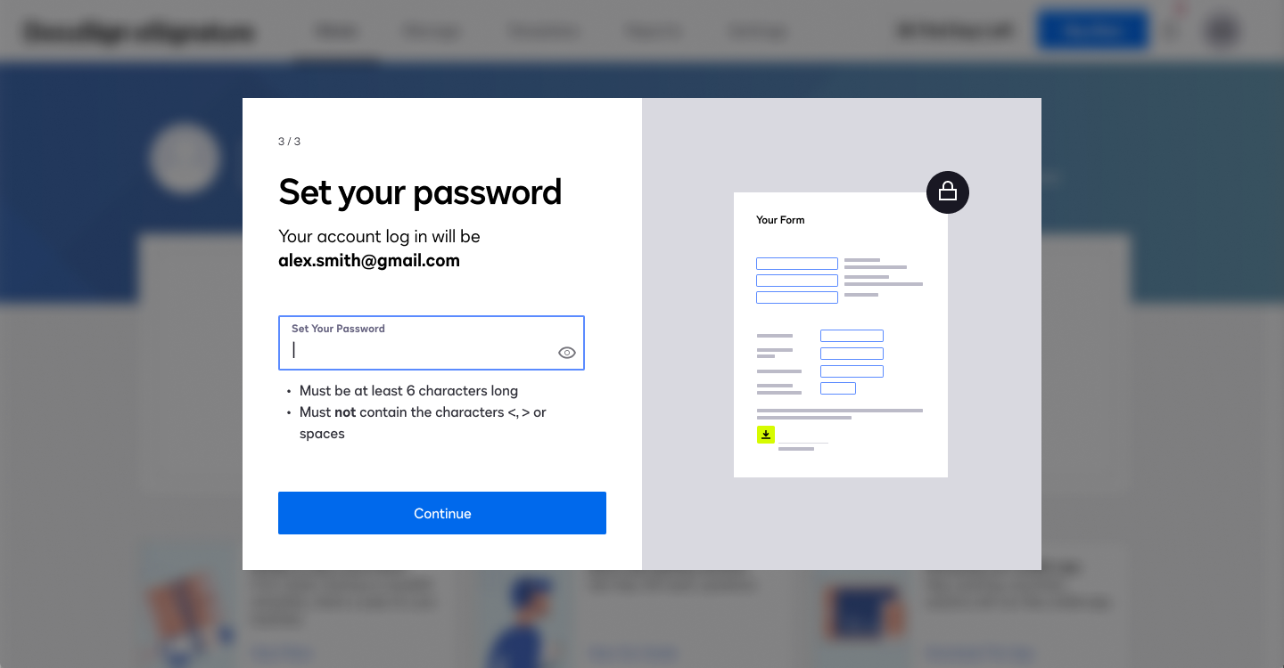 DocuSign Account activation steps and FAQ
