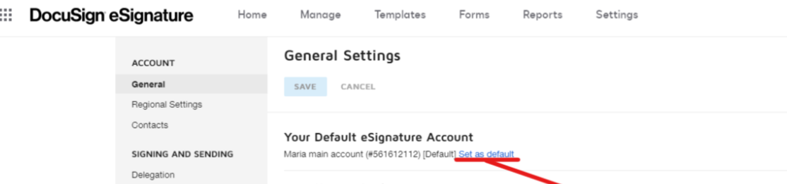 enter a valid phone number docusign