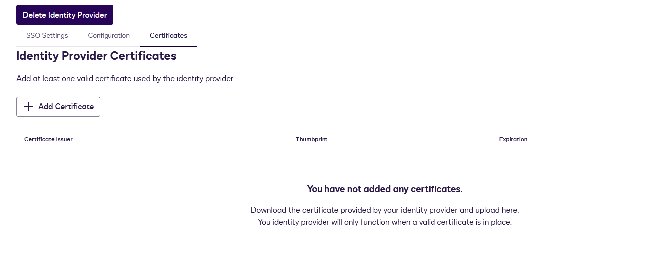 Docusign SSO | Identity Provider Configuration Settings
