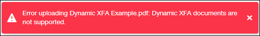 Issues uploading documents: common errors, causes, and solutions